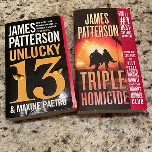 James Patterson Bundle Unlucky 13 & Triple Homicide Paperback